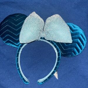 Blue velvet Disney ears